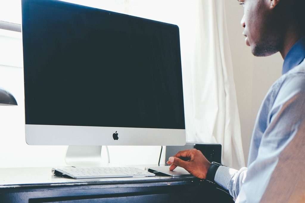 african american, computer, technology